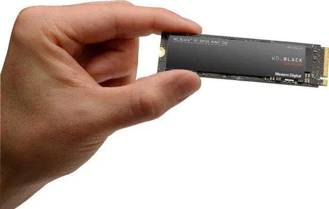 Alt view image 5 of 14 - WD - Black SN750 NVMe SSD 1TB Internal PCI Express 3.0 x4 (NVMe) Solid State Drive for Laptops Western Digital WDBRPG0010BNC-WRSN