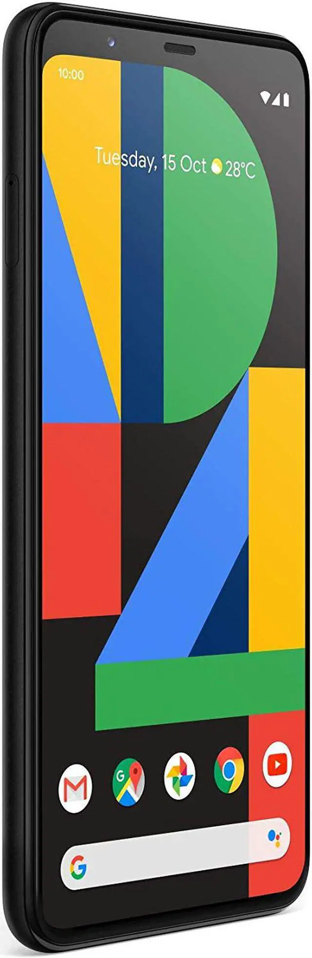 Alt view image 3 of 20 - Google Pixel 4 - Just Black - 64GB - Unlocked Smart Cell Phone