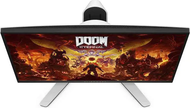 Alt view image 6 of 7 - Dell Alienware New AW2720HF 27 Inch FHD IPS LED Edgelight 2019 Monitor - Lunar Light (Full HD 1920 X 1080 240 Hz, AMD FreeSync)