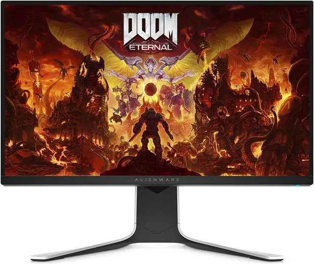 Alt view image 7 of 7 - Dell Alienware New AW2720HF 27 Inch FHD IPS LED Edgelight 2019 Monitor - Lunar Light (Full HD 1920 X 1080 240 Hz, AMD FreeSync)