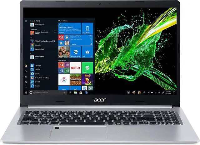 Alt view image 6 of 8 - Acer Aspire 5 Slim Laptop, 15.6" Full HD IPS Display, 10th Gen Intel Core i5-10210U, 8GB DDR4, 256GB PCIe NVMe SSD, Intel Wi-Fi 6 AX201 802.11ax, Fingerprint Reader, Backlit KB, A515-54-59W2 Notebook