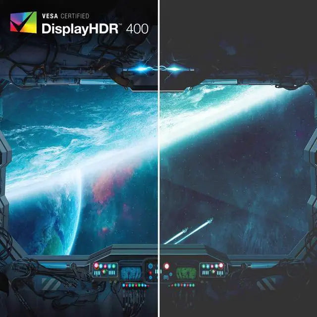 Alt view image 7 of 8 - Acer Nitro VG272 Xbmiipx 27" Full HD (1920 x 1080) IPS 240Hz 0.1ms VESA Certified DisplayHDR400 G-SYNC Compatible Gaming Monitor with Display Port, 2x HDMI Ports and VESA Compatible