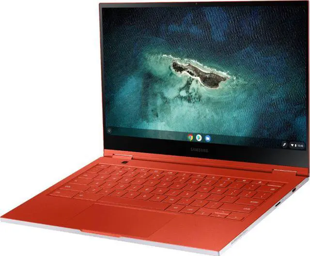 Alt view image 5 of 19 - Samsung - Galaxy 13.3" 4K Ultra HD Touch-Screen Chromebook - Intel Core i5 - 8GB Memory - 256GB SSD - Fiesta Red Tablet Notebook Laptop XE930QCA-K01US