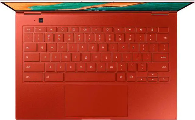 Alt view image 2 of 19 - Samsung - Galaxy 13.3" 4K Ultra HD Touch-Screen Chromebook - Intel Core i5 - 8GB Memory - 256GB SSD - Fiesta Red Tablet Notebook Laptop XE930QCA-K01US