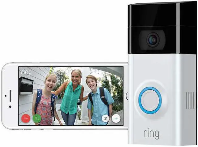 Alt view image 4 of 4 - Ring Video Doorbell 2 with 12 Months Ring Protect Plus