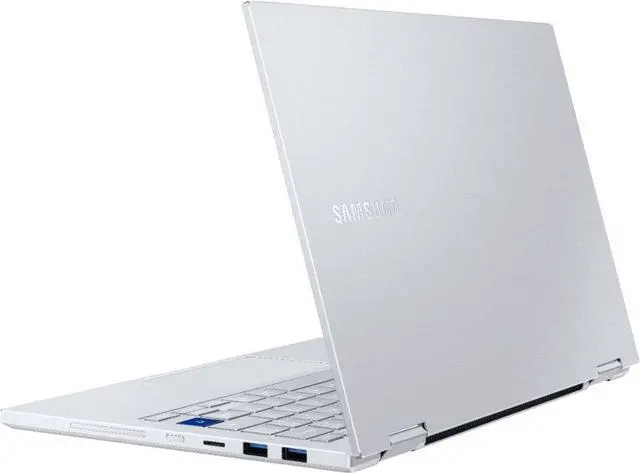 Alt view image 6 of 10 - Samsung - Galaxy Book Flex Alpha 2-in-1 13.3" QLED Touch-Screen Laptop - Intel Core i5 - 8GB Memory - 256GB SSD - Royal Silver NP730QCJ-K01US Tablet Notebook PC Computer