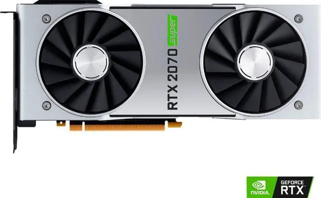 Alt view image 2 of 3 - NVIDIA GeForce RTX 2070 Super 8GB GDDR6 PCI Express 3.0 Graphics Card - Black/Silver
900-1G180-2510-000