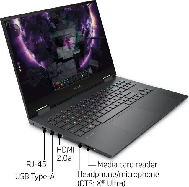 Alt view image 4 of 7 - HP - OMEN Gaming 15.6" Laptop - AMD Ryzen 7 - 8GB Memory - NVIDIA GeForce GTX 1660 Ti - 512GB SSD - Mica Silver Notebook PC Computer 15-EN0013DX