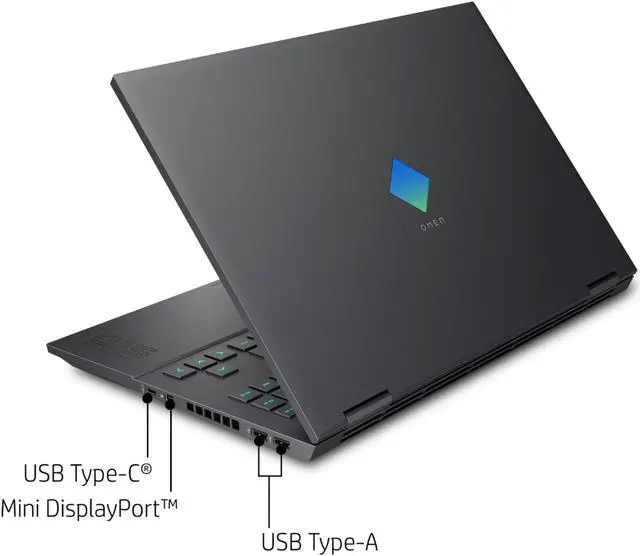 Alt view image 6 of 7 - HP - OMEN Gaming 15.6" Laptop - AMD Ryzen 7 - 8GB Memory - NVIDIA GeForce GTX 1660 Ti - 512GB SSD - Mica Silver Notebook PC Computer 15-EN0013DX