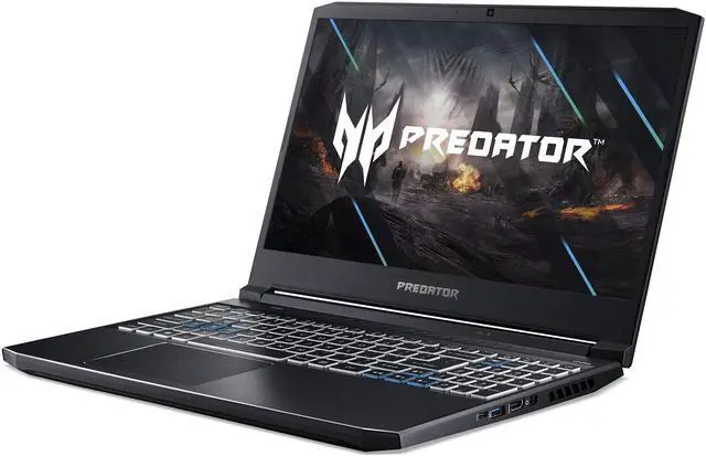 Alt view image 2 of 20 - Acer Predator Helios 300 Gaming Laptop, Intel i7-10750H, NVIDIA GeForce RTX 2060 6GB, 15.6" Full HD 144Hz 3ms IPS Display, 16GB Dual-Channel DDR4, 512GB NVMe SSD, WiFi 6, RGB Keyboard, PH315-53-72XD