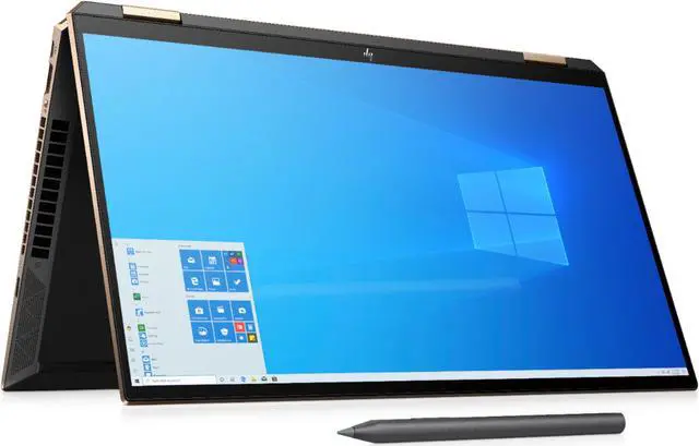 Alt view image 4 of 4 - HP - Spectre x360 2-in-1 15.6" 4K Ultra HD Touch-Screen Laptop Intel Core i7 16GB Memory GeForce GTX 1650 Ti 1TB SSD - Nightfall Black 15-EB0053DX Tablet Notebook