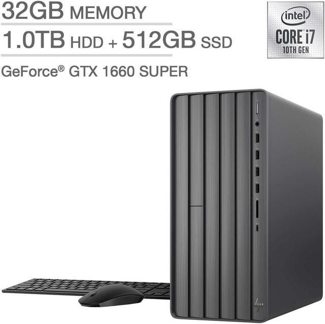 HP Envy Desktop - 10th Gen Intel Core i7-10700F - GeForce GTX 1660