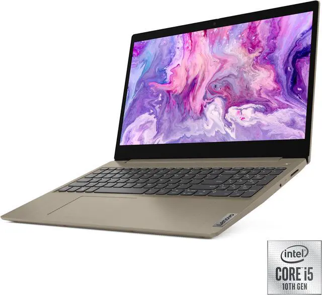 Alt view image 5 of 6 - Lenovo IdeaPad 3 15" Laptop, Intel Core i5-1035G1 Quad-Core Processor, 8GB Memory, 256GB Solid State Drive, Windows 10, Almond, 81WE00EPUS (Google Classroom Compatible) Notebook PC