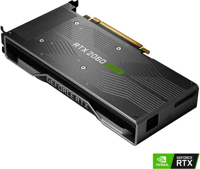 Alt view image 3 of 3 - NVIDIA - GeForce RTX 2060 SUPER 8GB GDDR6 PCI Express Graphics Card - Black/Silver 900-1G160-2560-000