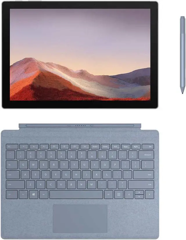 Alt view image 6 of 13 - New Microsoft Surface Pro 7 Bundle - 10th Gen Intel Core i5 - 12.3" Touchscreen - Ice Blue
ST2-00001 Laptop Tablet Notebook 8GB RAM 256GB SSD
