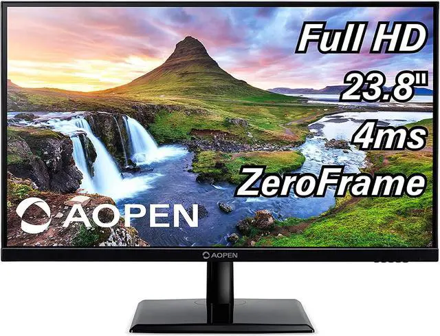 Alt view image 4 of 5 - AOPEN 24CH2Y bix 23.8-inch Full HD (1920 x 1080) IPS Monitor 75Hz, 4ms (1 x HDMI  and  VGA Port), Black (UM.QC2AA.001)