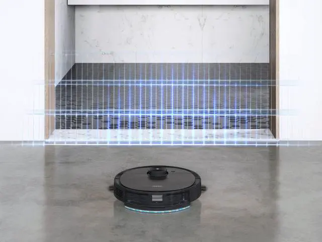 Alt view image 3 of 5 - ECOVACS Robotics - DEEBOT OZMO T8 AIVI Robot Vacuum & Mop - Black