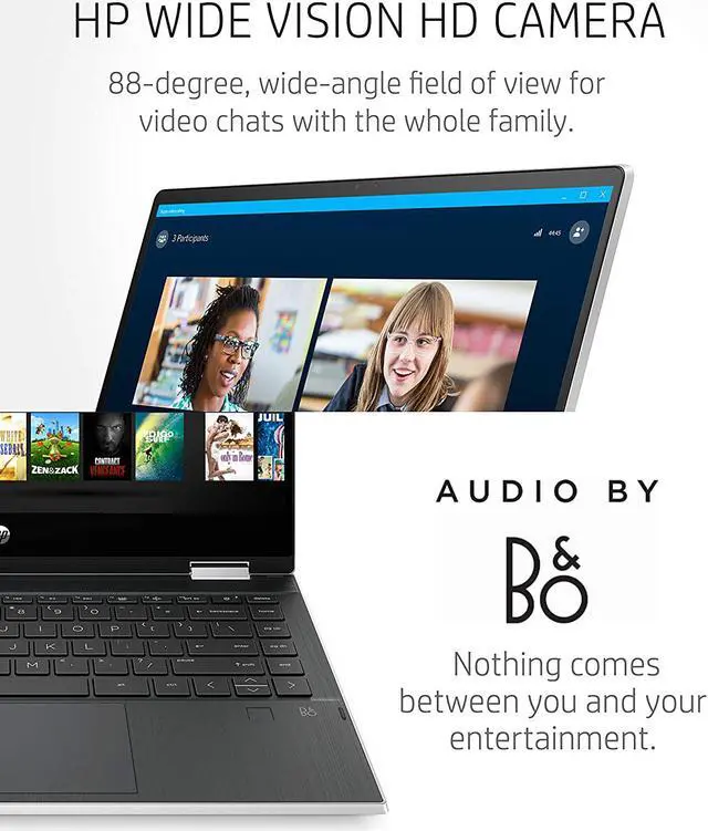 Alt view image 3 of 5 - HP Pavilion x360 14 2-in-1 Laptop, 10th Generation Intel Core i5-10210U Processor, 8 GB Ram, 512 GB SSD Storage, 14” Full HD Touch Screen, Windows 10 Home, Backlit Keyboard (14-dh1021nr, 2020)