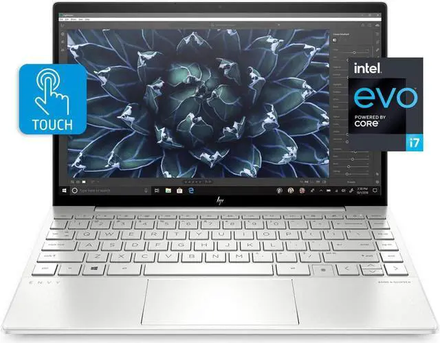 Alt view image 4 of 5 - HP Envy 13 Laptop, Intel Core i7-1165G7, 8 GB DDR4 RAM, 256 GB SSD Storage, 13.3-inch FHD Touchscreen Display, Windows 10 Home with Fingerprint Reader, Camera Kill Switch (13-ba1010nr, 2020 Model)