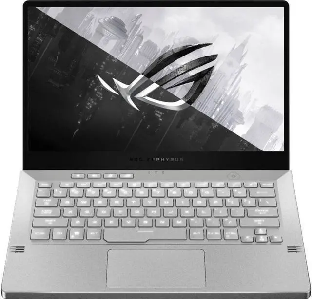 Alt view image 6 of 6 - ASUS - ROG Zephyrus G14 14" Gaming Laptop - AMD Ryzen 9 - 16GB Memory - NVIDIA GeForce RTX 2060 Max-Q - 1TB SSD - Moonlight White GA401IV-BR9N6 Notebook PC Computer