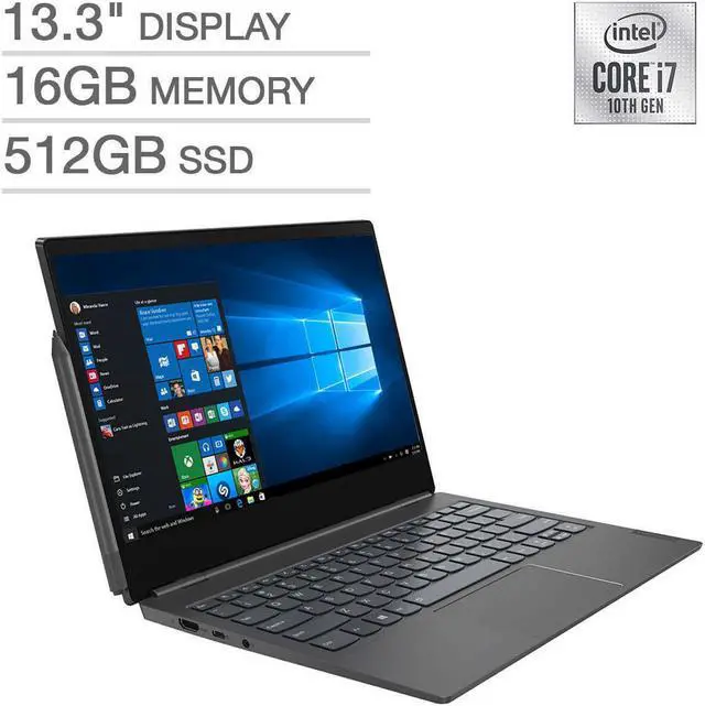 Alt view image 6 of 18 - Lenovo ThinkBook Plus 13.3 Laptop - 10th Gen Intel Core I7-10510U - 1080p Notebook 16GB Memory RAM 512GB SSD 20TG004UUS