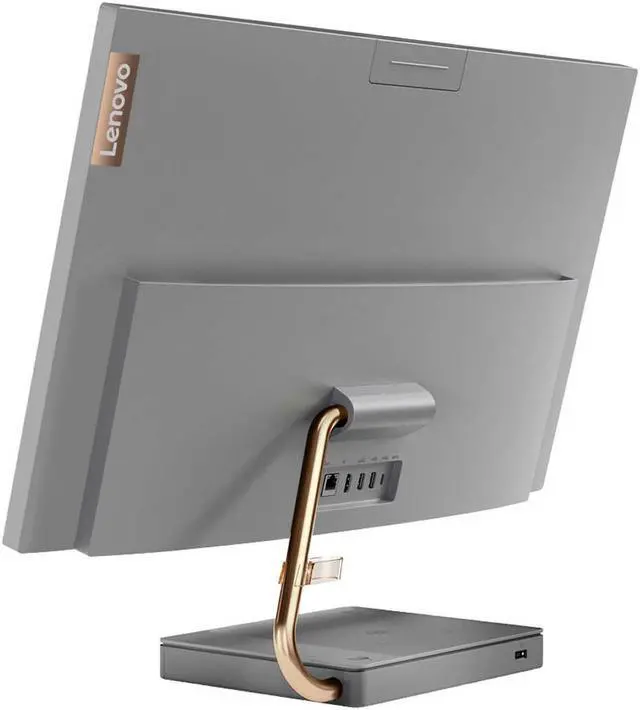 Alt view image 4 of 20 - Lenovo IdeaCentre 5 27" QHD Touchscreen All-in-One Computer Intel Core i7-10700T 16GB RAM 256GB SSD + 1TB HDD Mineral Gray