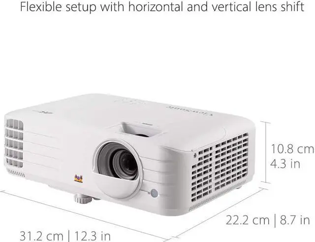 Alt view image 5 of 5 - ViewSonic True 4K UHD 3200 Lumens 240Hz 4.2ms Home Theater Projector with HDR, Auto Keystone, Dual HDMI, Sports and Netflix Streaming with Dongle on up to 300" Screen (PX701-4K)