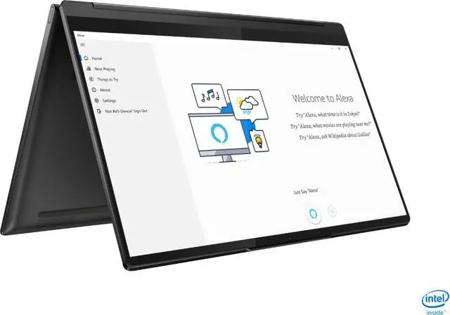 Alt view image 5 of 8 - Lenovo - Yoga 9i 14 2-in-1 14" Touch-Screen Laptop - Intel Evo Platform Core i7 - 16GB Memory - 512GB SSD - Shadow Black 82BG0001US Notebook Tablet