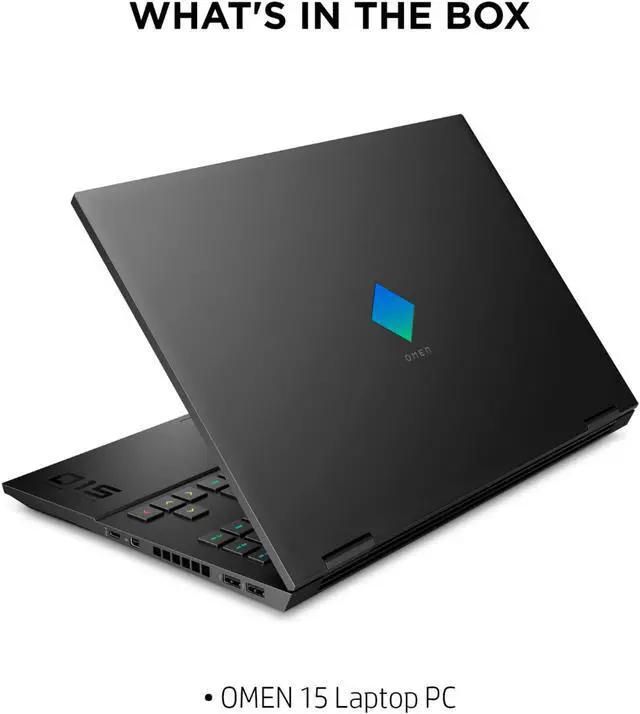 Alt view image 4 of 16 - HP OMEN - 15.6" Gaming Laptop - Intel Core i7 - 16GB Memory - NVIDIA GeForce RTX 3070 - 512GB SSD - Shadow Black Notebook PC Computer 15-ek1013dx
