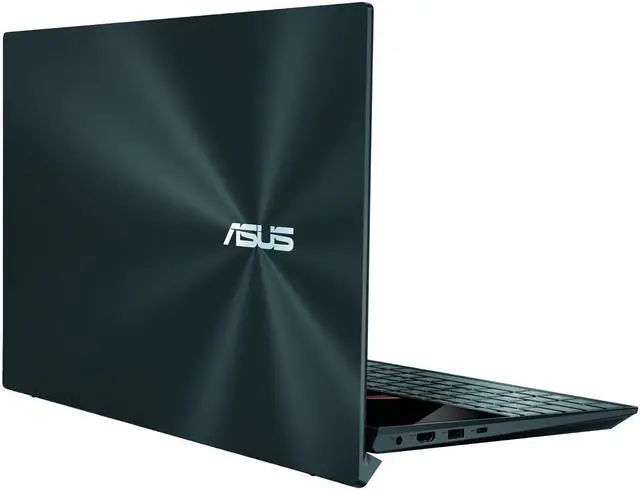 Alt view image 3 of 10 - ASUS ZenBook Duo UX481 14" FHD NanoEdge Bezel Touch, Intel Core i7-10510U, 8 GB RAM, 512 GB PCIe SSD, Innovative ScreenPad Plus, Windows 10 Home, UX481FA-DB71T, Celestial Blue