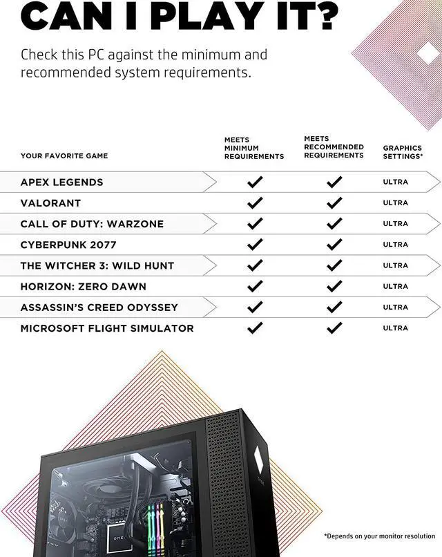 Alt view image 4 of 4 - OMEN 30L Gaming Desktop PC, NVIDIA GeForce RTX 3080 Graphics Card, 10th Generation Intel Core i9-10900K Processor, 32 GB RAM, 1 TB SSD and 2 TB Hard Drive, Windows 10 Home (GT13-0093, 2020) Computer