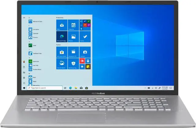 Alt view image 5 of 7 - ASUS - Vivobook 17.3" Laptop - Intel Core 10th Gen i7 - 16GB Memory - 1TB SSD - Transparent Silver Notebook X712JA-211.VBSB PC