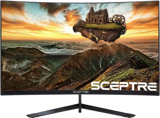 Alt view image 6 of 12 - sceptre curved 27" gaming monitor up to 165hz displayport 144hz hdmi edge-less amd freesync premium, build-in speakers machine