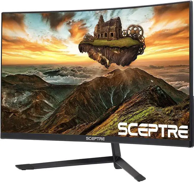Alt view image 2 of 12 - sceptre curved 27" gaming monitor up to 165hz displayport 144hz hdmi edge-less amd freesync premium, build-in speakers machine