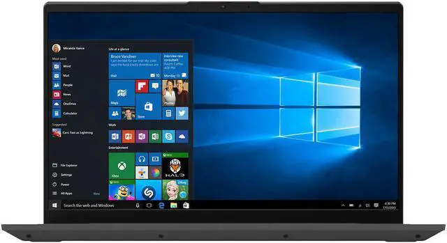 Alt view image 7 of 7 - Lenovo 82FG00DBUS Notebook IdeaPad 5 15.6" Touchscreen Laptop - 11th Gen Intel Core I7-1165G7 16GB RAM 512GB SSD MX450 GeForce