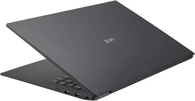 Alt view image 3 of 20 - LG Gram 16Z90P - 16" WGXGA (2560x1600) Ultra-Lightweight Laptop, Intel evo with 11th gen CORE i7 1165G7 CPU , 16GB RAM, 256GB SSD, Alexa Built-in, 19.5 Hours Battery, Thunderbolt 4, Black - 2021