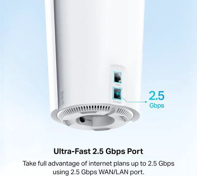 Alt view image 4 of 12 - TP-Link Deco Tri-Band WiFi 6 Mesh System(Deco X90(2-pack) - Covers up to 6000 Sq.Ft, Replaces Routers and Extenders, AI-Driven and Smart Antennas, 2-Pack