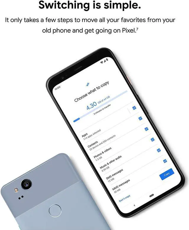 Alt view image 4 of 4 - Google Pixel 4 - Just Black - 128GB - Unlocked