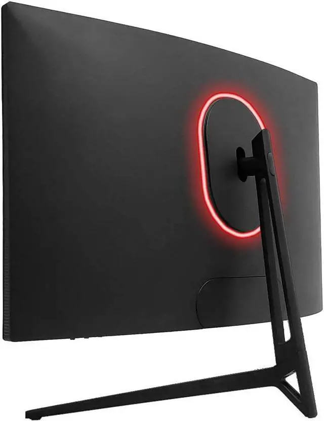 Alt view image 2 of 5 - Sceptre Curved 24" Gaming LED Monitor R1200 HDMI DisplayPort 165Hz 144Hz FreeSync G-Sync Compatible, Edgeless Build-in Speakers Machine Black 2021 (C248B-1858RN)