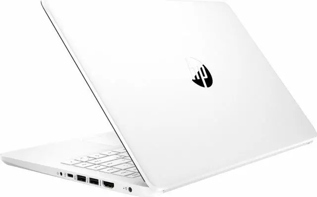 Alt view image 3 of 6 - HP - 14" Laptop - Intel Celeron - 4GB Memory - 64GB eMMC - Snowflake white
14-dq0002dx Notebook