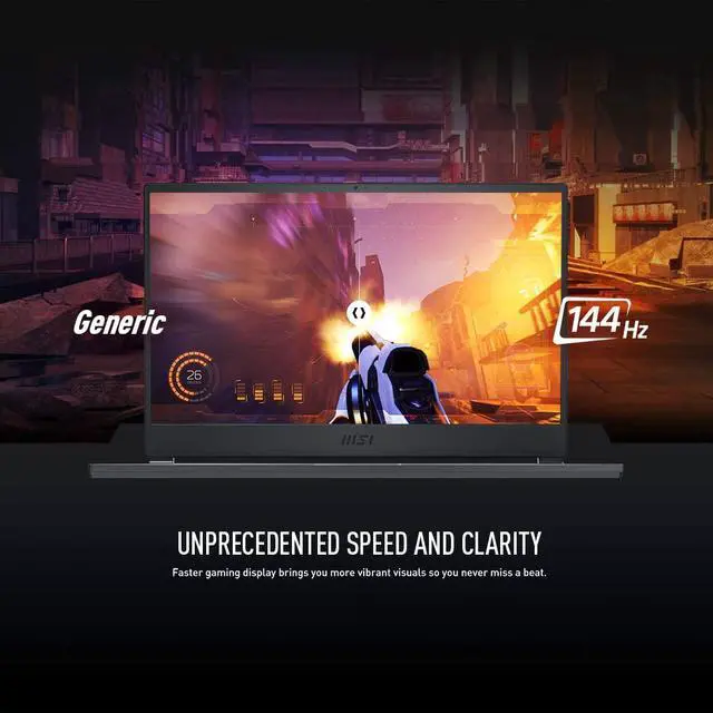 Alt view image 2 of 14 - MSI Stealth 15M Gaming Laptop: 15.6" 144Hz FHD 1080p Display, Intel Core i7-11375H, NVIDIA GeForce RTX 3060, 16GB, 512GB SSD, Thunderbolt 4, WiFi 6, Win10, Carbon Gray (A11UEK-009) Notebook