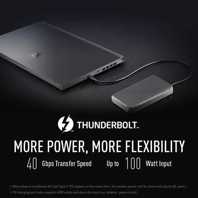 Alt view image 4 of 14 - MSI Stealth 15M Gaming Laptop: 15.6" 144Hz FHD 1080p Display, Intel Core i7-11375H, NVIDIA GeForce RTX 3060, 16GB, 512GB SSD, Thunderbolt 4, WiFi 6, Win10, Carbon Gray (A11UEK-009) Notebook