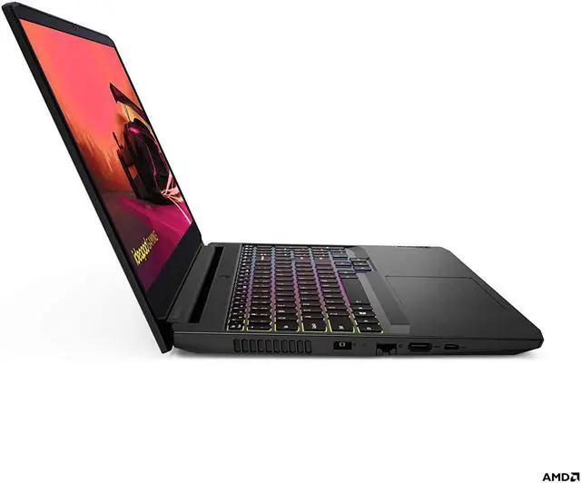Alt view image 5 of 12 - Lenovo IdeaPad Gaming 3 15 15.6" Laptop, 15.6" FHD (1920 x 1080) Display, AMD Ryzen 5 5600H Processor, NVIDIA GeForce GTX 1650, 8GB DDR4 RAM, 256GB SSD Storage, Windows 10H, 82K20015US, Shadow Black