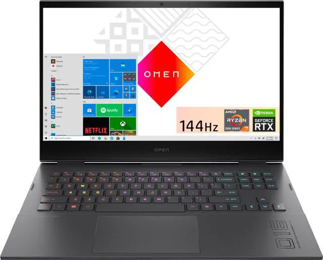 Alt view image 5 of 6 - HP OMEN - 16.1" Laptop - AMD Ryzen 7 - 16GB Memory - NVIDIA GeForce RTX 3050 Ti - 512GB SSD Notebook