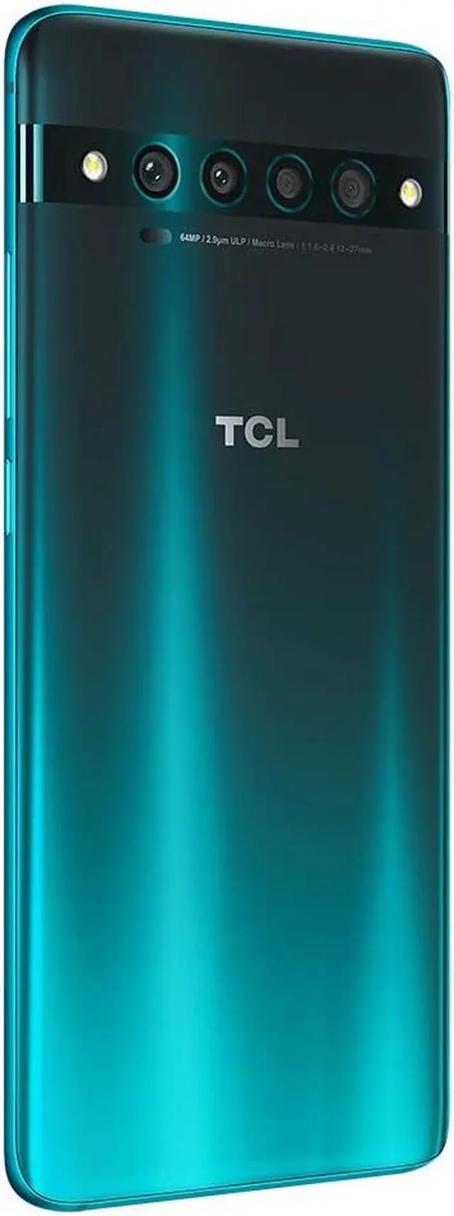 Alt view image 2 of 4 - TCL 10 Pro Unlocked Android Smartphone with 6.47" AMOLED FHD + Display, 64MP Quad Rear Camera System, 128GB+6GB RAM, 4500mAh Fast Charging Battery - Forest Mist Green