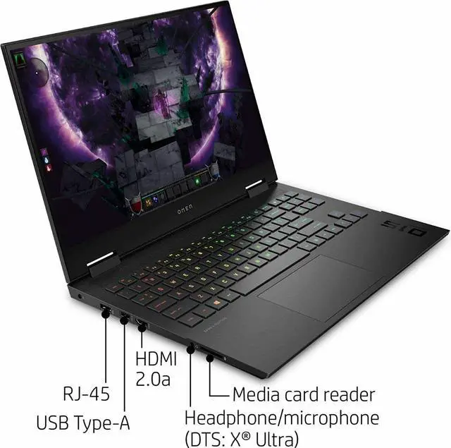Alt view image 4 of 6 - HP OMEN 15-ek1097nr I7-10870H 2.2GHZ 16GB 512GB 15.6-144HZ FHD RTX 3060 6GB 
Laptop Notebook - Gaming PC