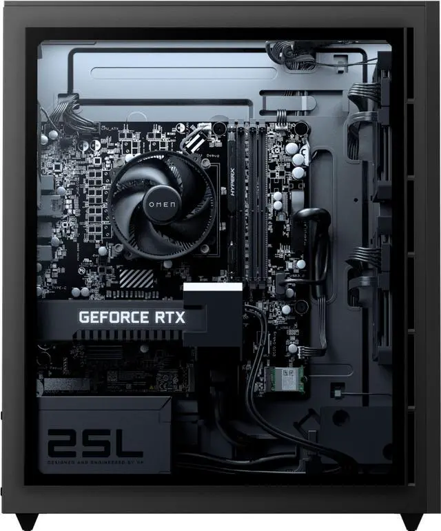 Alt view image 4 of 8 - HP OMEN - Gaming Desktop - Intel Core i5 - 8GB Memory - NVIDIA GeForce GTX 1660 SUPER - 512GB SSD - Shadow Black GT12-0024 PC Computer