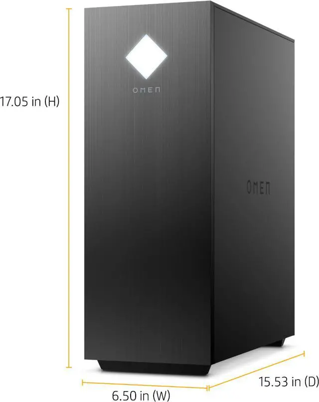 Alt view image 6 of 8 - HP OMEN - Gaming Desktop - Intel Core i5 - 8GB Memory - NVIDIA GeForce GTX 1660 SUPER - 512GB SSD - Shadow Black GT12-0024 PC Computer