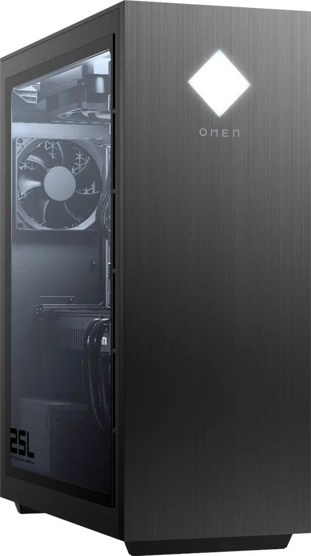 Alt view image 5 of 8 - HP OMEN - Gaming Desktop - Intel Core i5 - 8GB Memory - NVIDIA GeForce GTX 1660 SUPER - 512GB SSD - Shadow Black GT12-0024 PC Computer