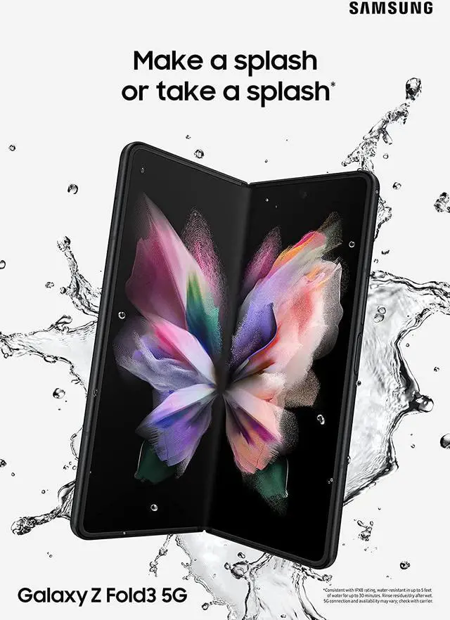 Alt view image 4 of 6 - SAMSUNG Galaxy Z Fold 3 5G Factory Unlocked Android Cell Phone US Version Smartphone Tablet 2-in-1 Foldable Dual Screen Under Display Camera 256GB Storage, Phantom Silver